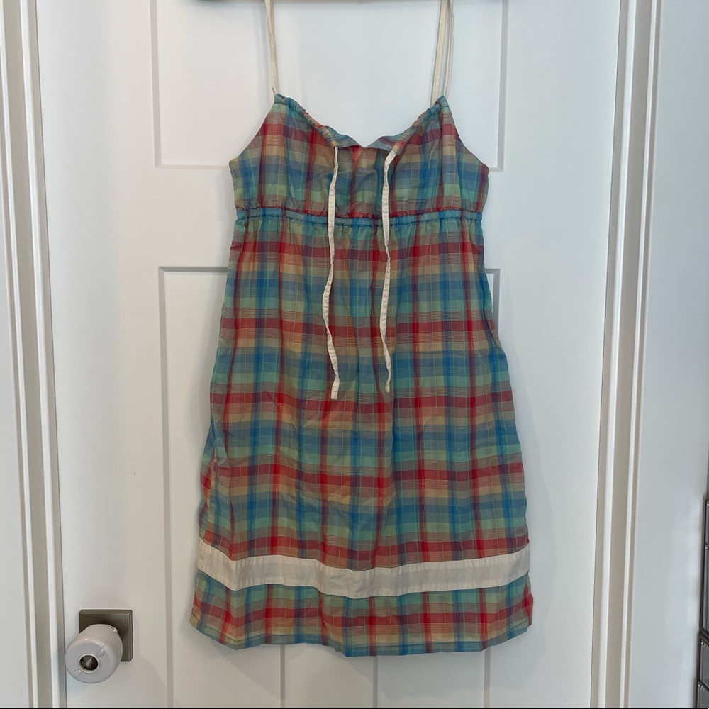 Vintage Volcom Plaid Runaway Dress